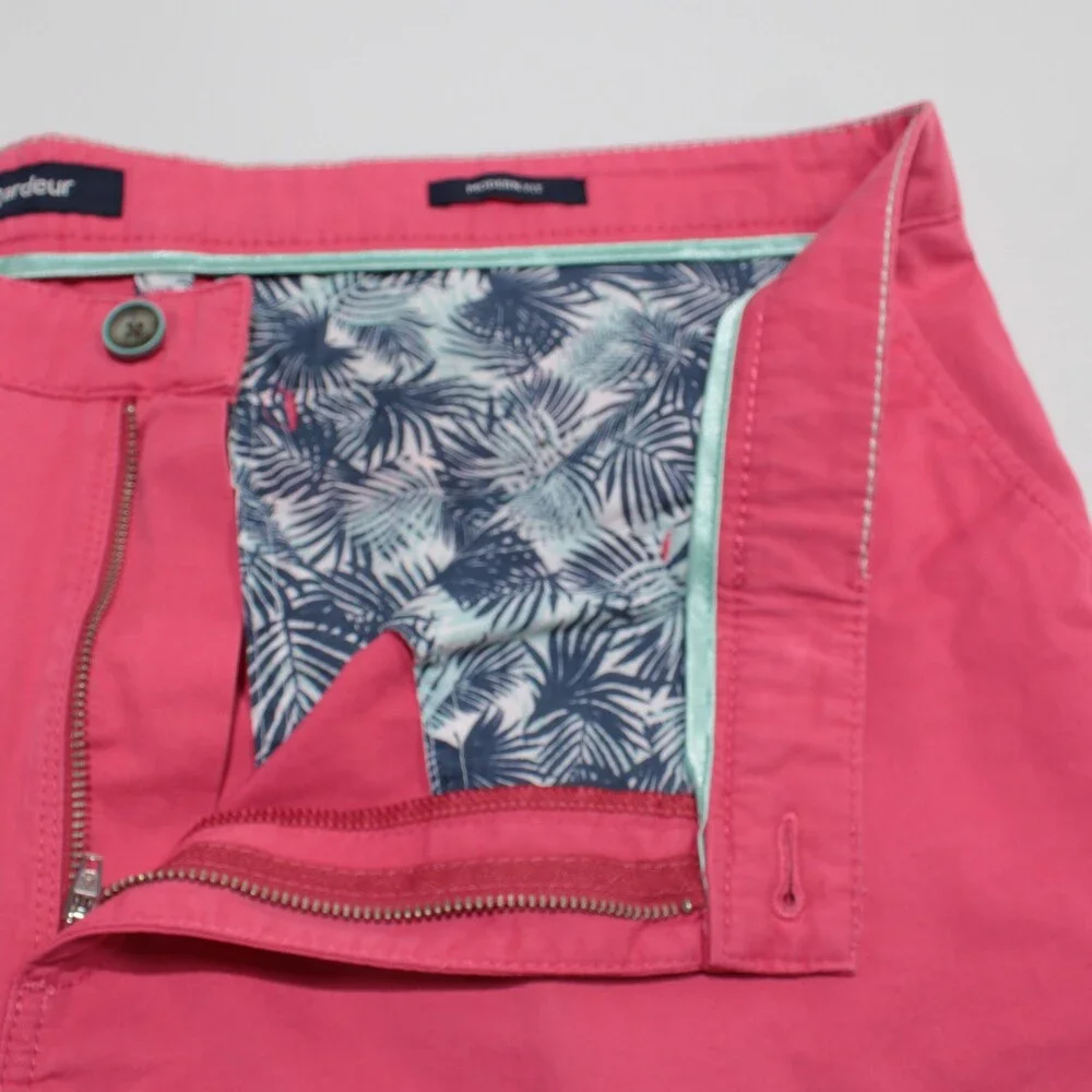 Gardeur NWT Bermuda / Casual Shorts Size 42 US Modern Fit in Pink 100% Cotton